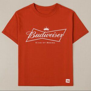 unique vintage budweiser red tee